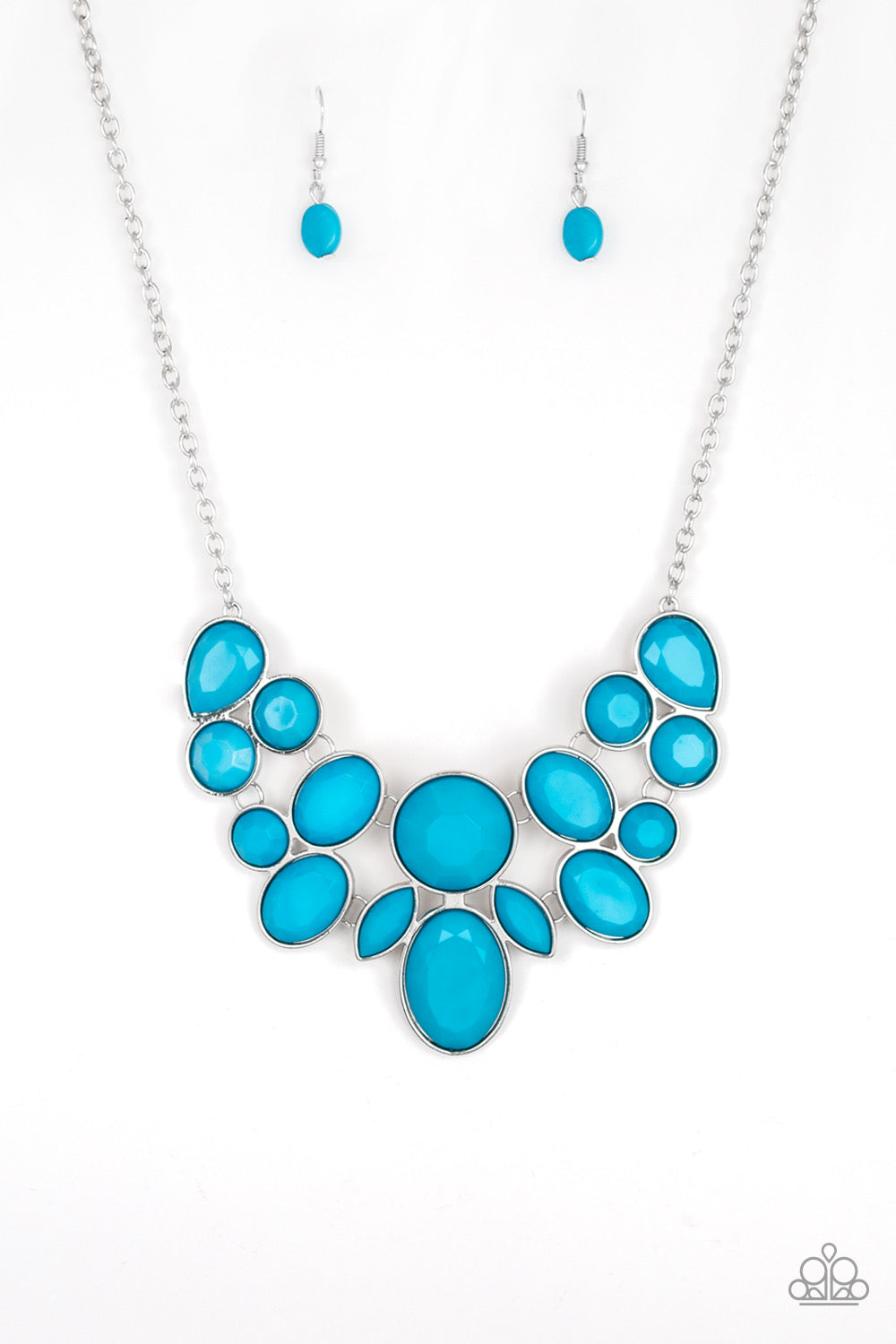 Paparazzi - Demi-Diva Blue Necklace