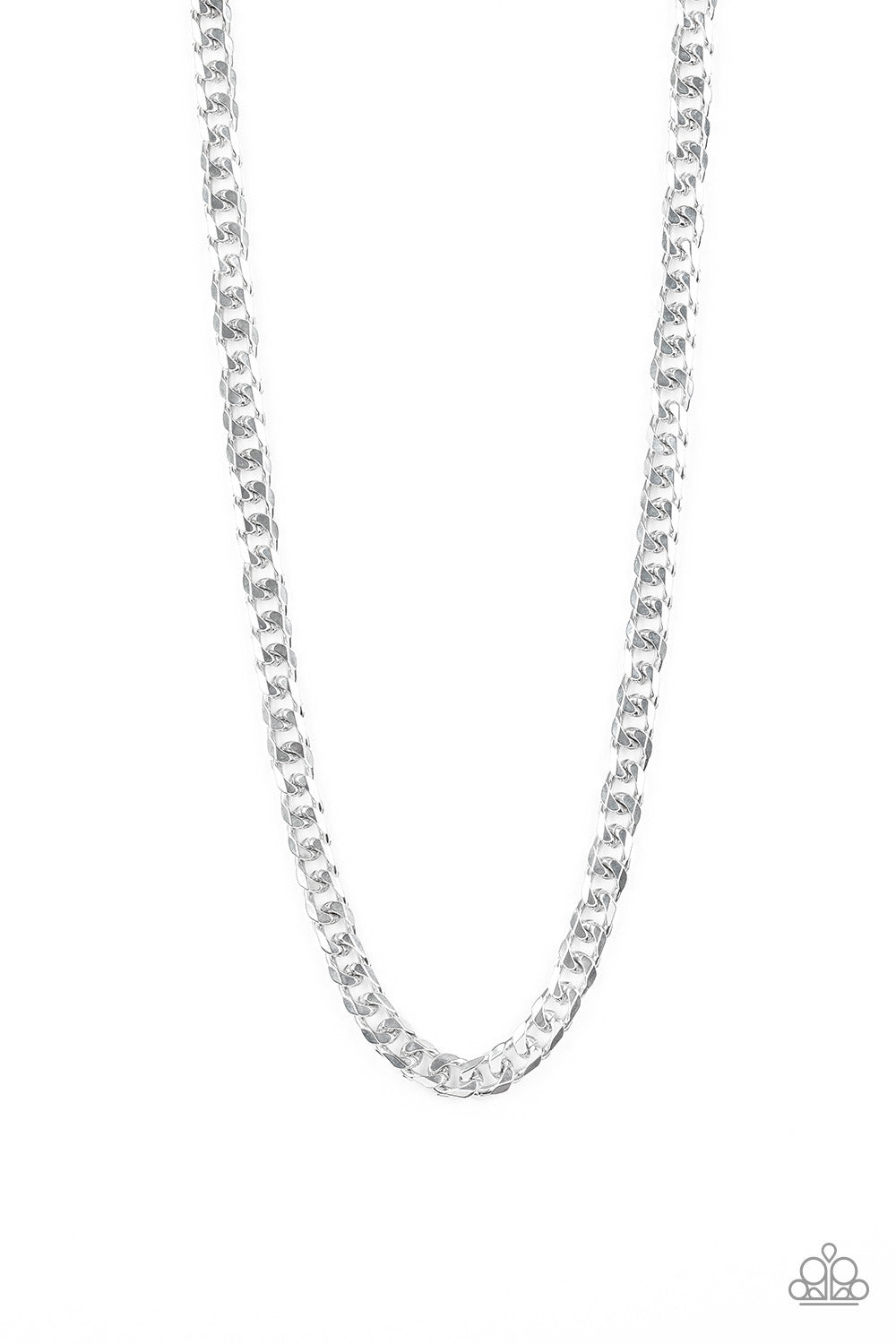 Paparazzi - The Game CHAIN-ger Silver Necklace and Take It To The Bank Silver Bracelet