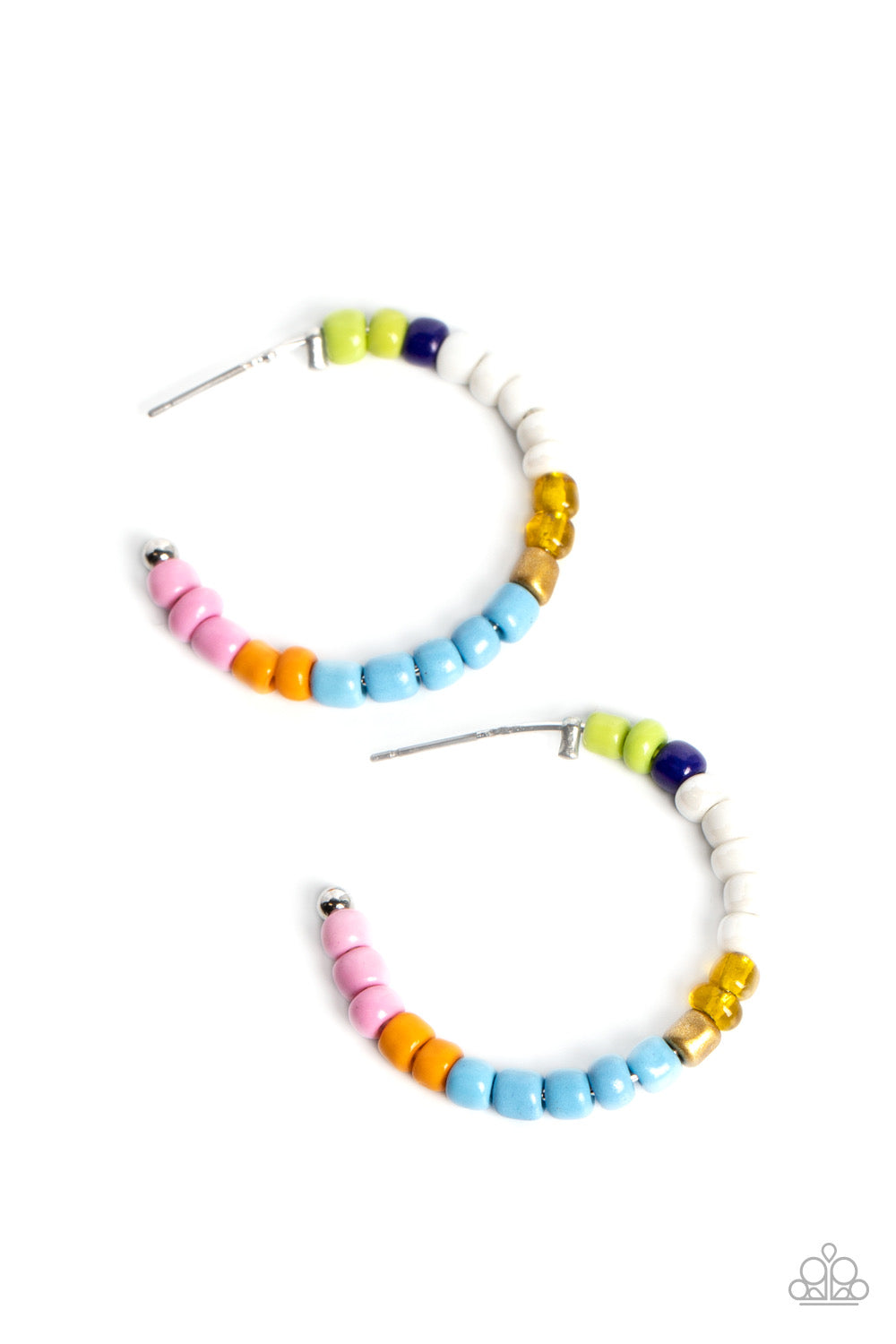 Paparazzi - Multicolored Mambo - Multi Hoop Earrings