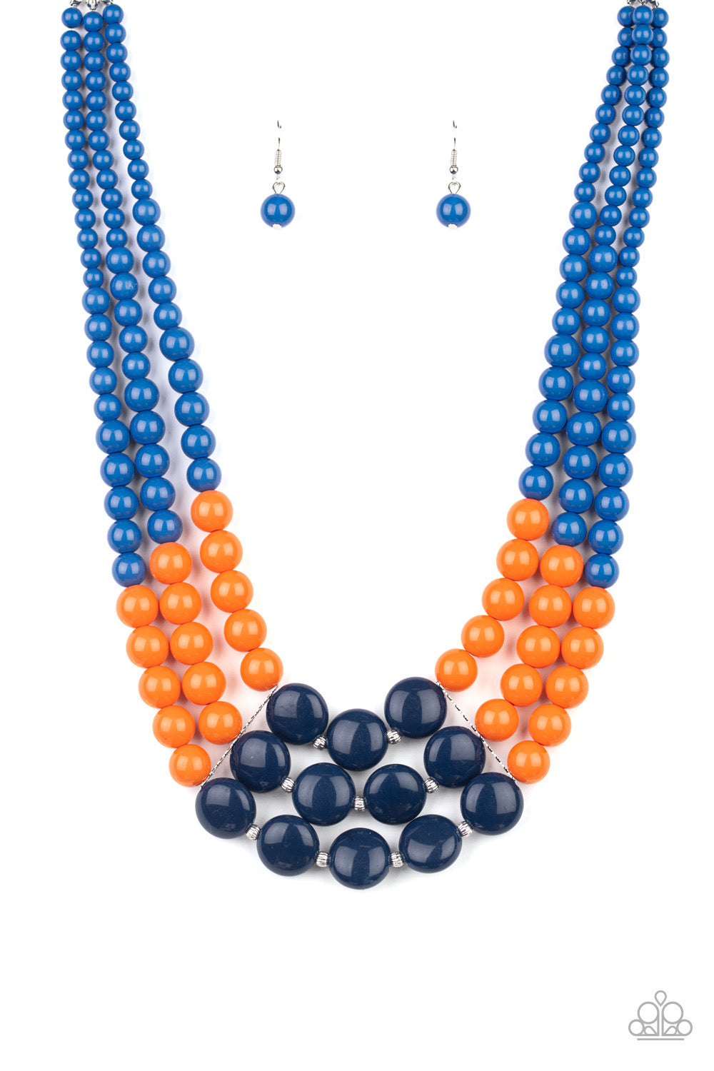 Paparazzi - Beach Bauble - Blue Necklace