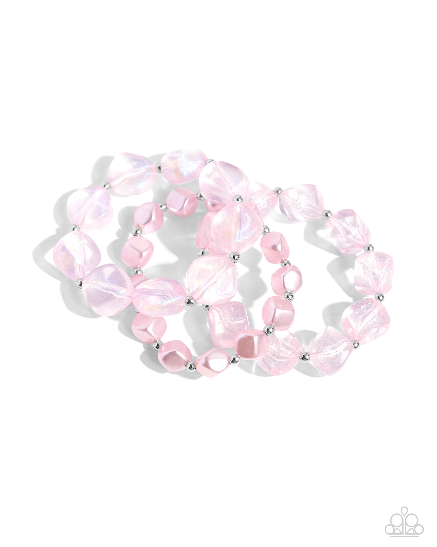 Paparazzi - Glittery Gala - Pink Bracelet