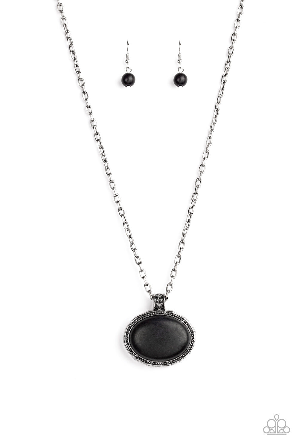 Paparazzi - Sedimentary Colors - Black Necklace