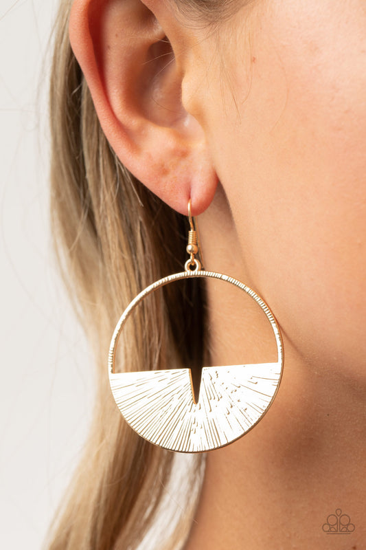 Paparazzi - Reimagined Refinement - Gold Earrings