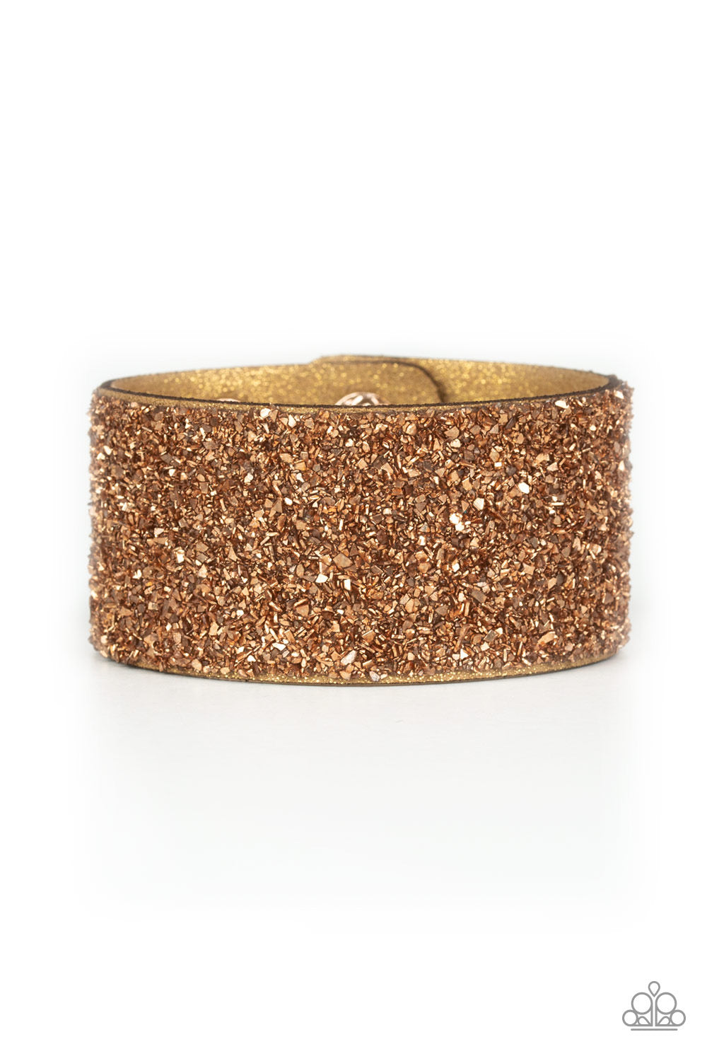 Paparazzi - The Halftime Show - Gold Urban Wrap Bracelet