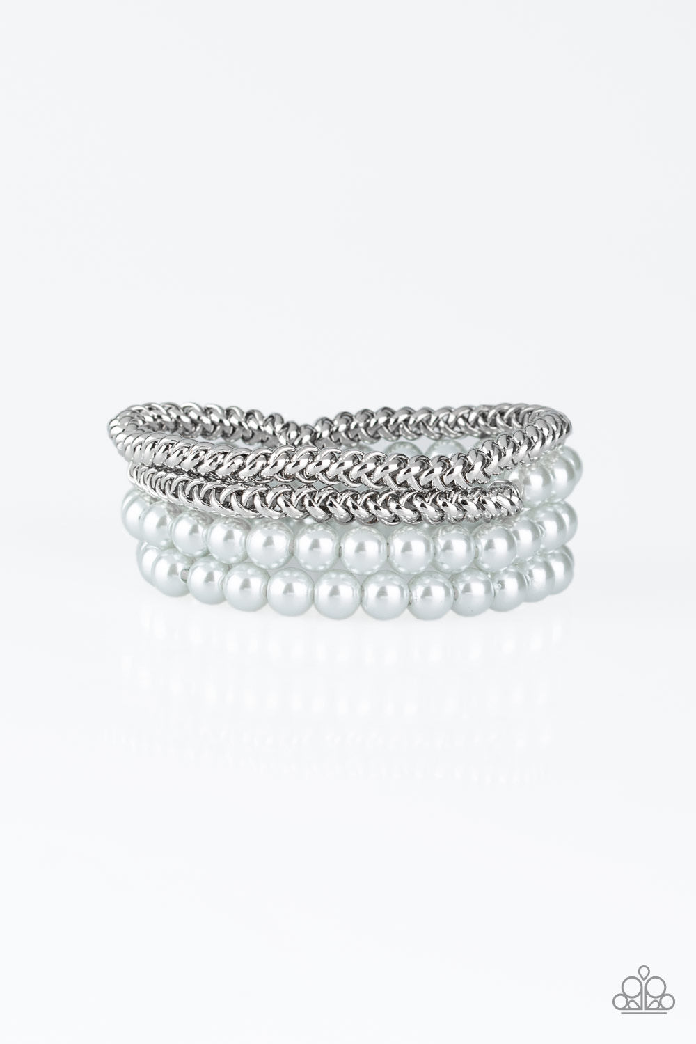 Paparazzi - Industrial Incognito - Silver Bracelet