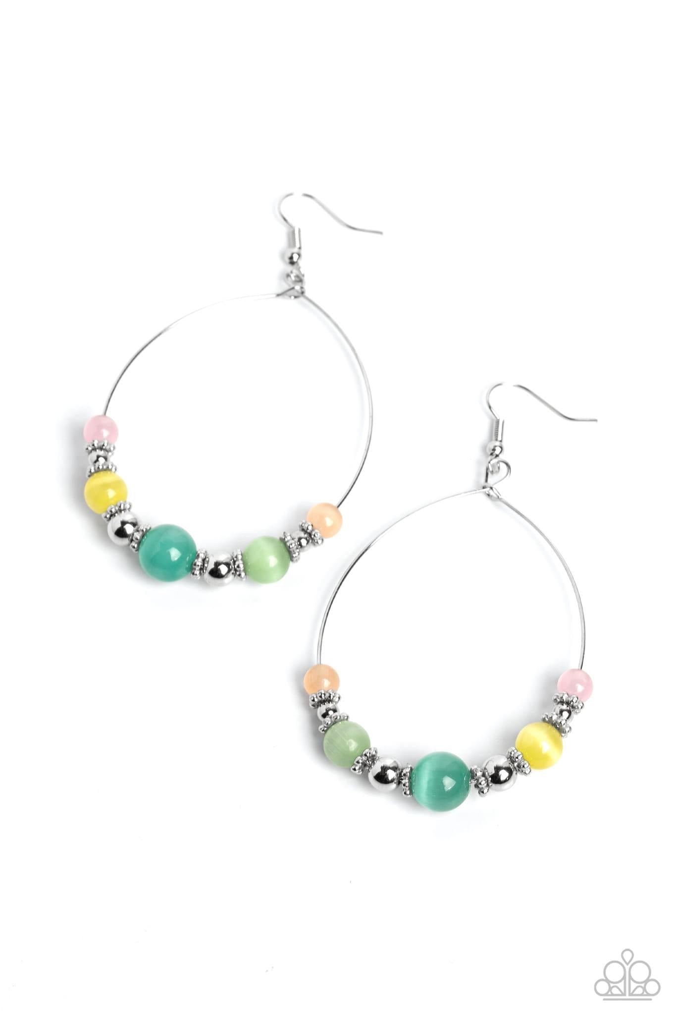 Paparazzi - Cats Eye Charisma - Multi Earring