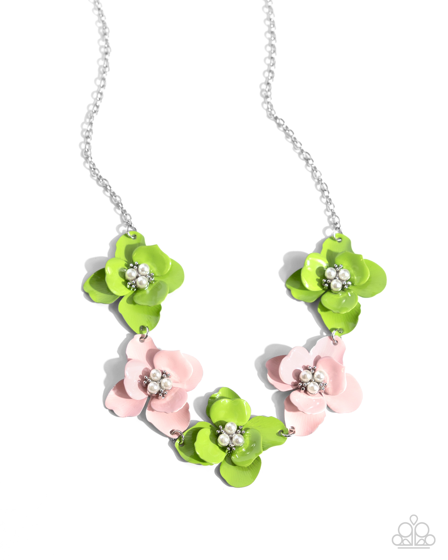 Paparazzi- Pastel Pizzazz - Green Necklace