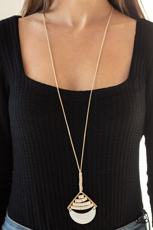 Paparazzi - Beach Beam - Gold Necklace