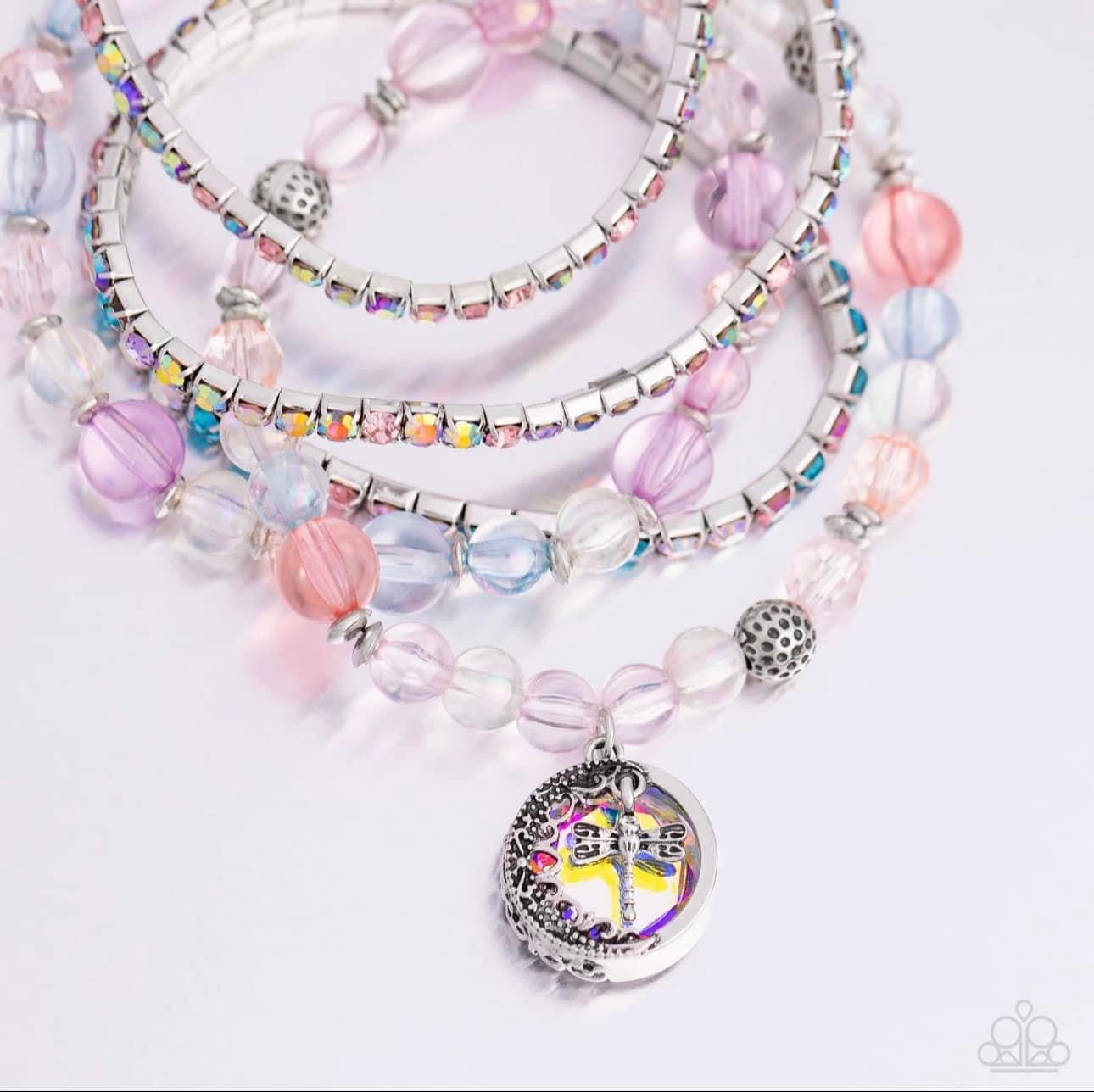 Paparazzi - Dream On Dragonfly Multi Bracelet