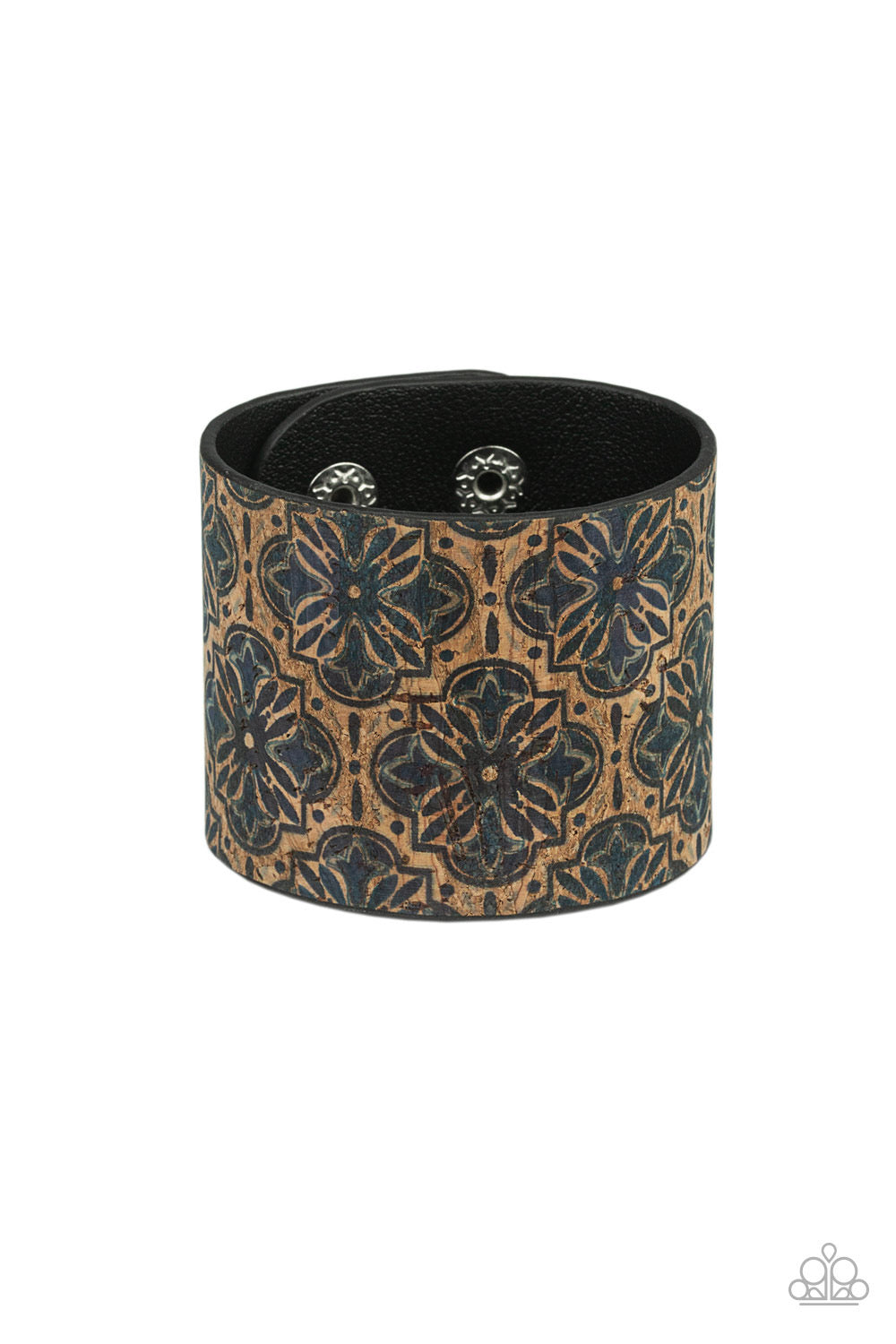 Paparazzi - Cork Culture - Blue Bracelet