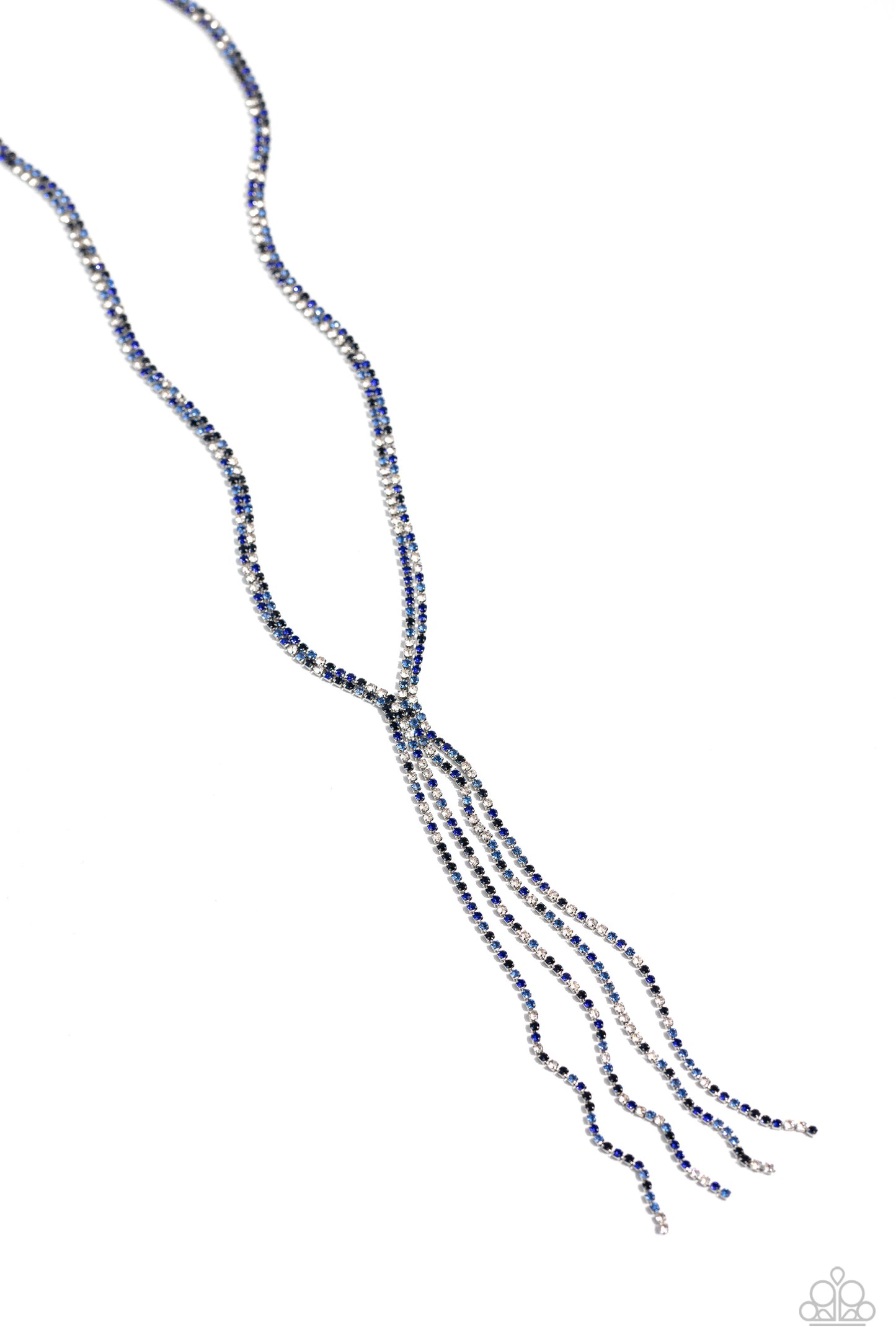 Paparazzi - Jazz STRANDS - Blue Necklace