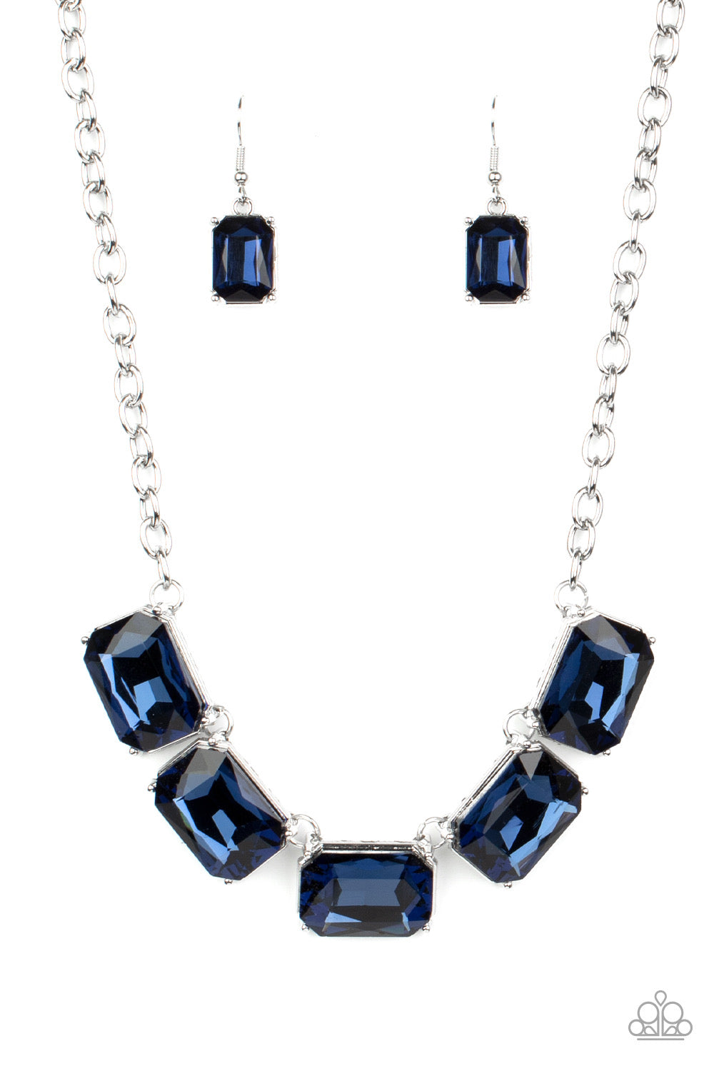 Paparazzi - Deep Freeze Diva - Blue Necklace