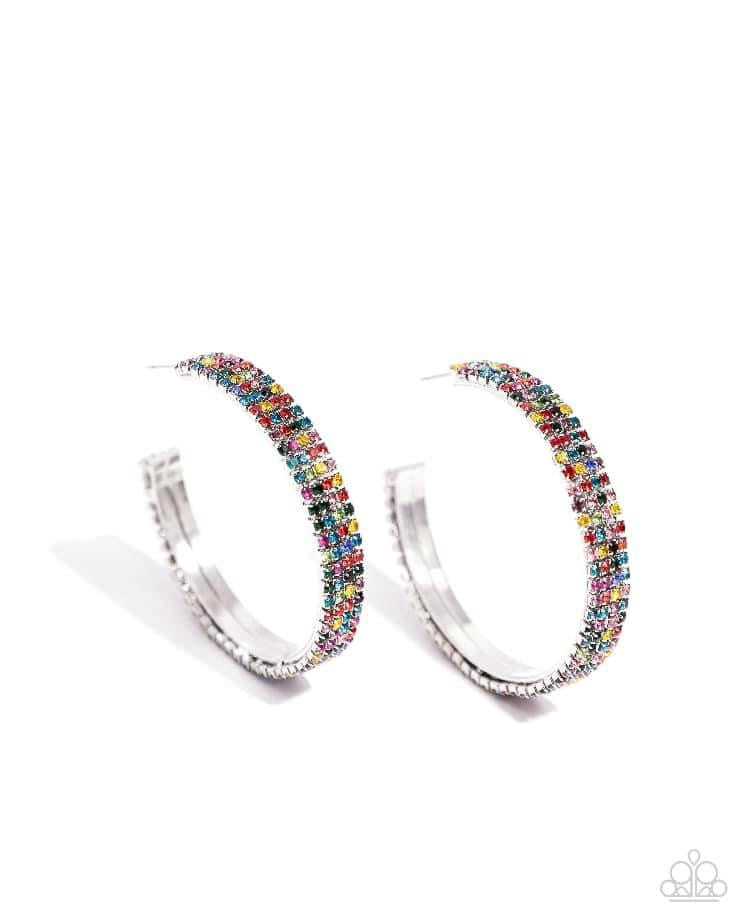 Paparazzi - Stacked Symmetry Multi Hoop Earrings