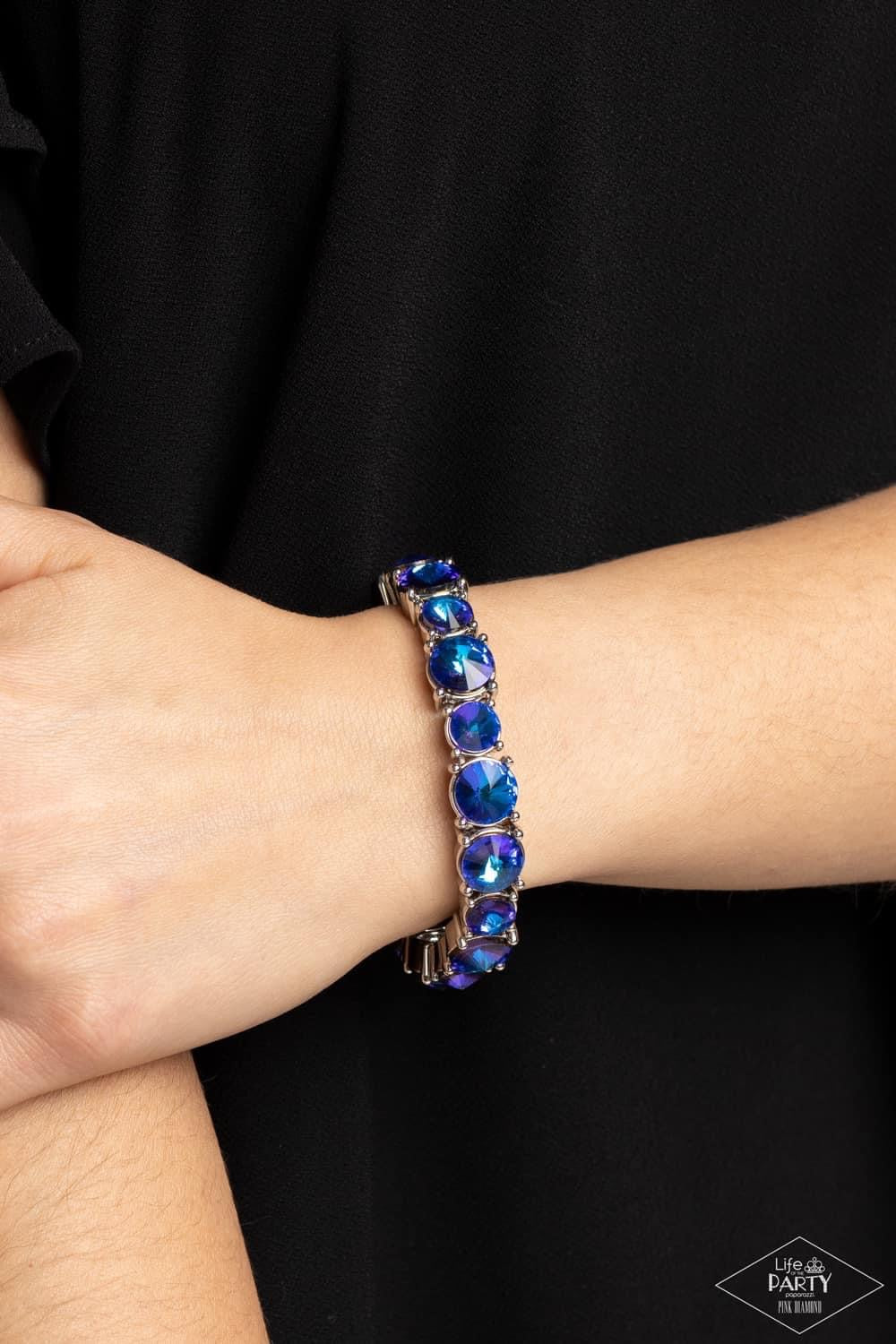 Paparazzi - Born To Bedazzle - Blue Bracelet