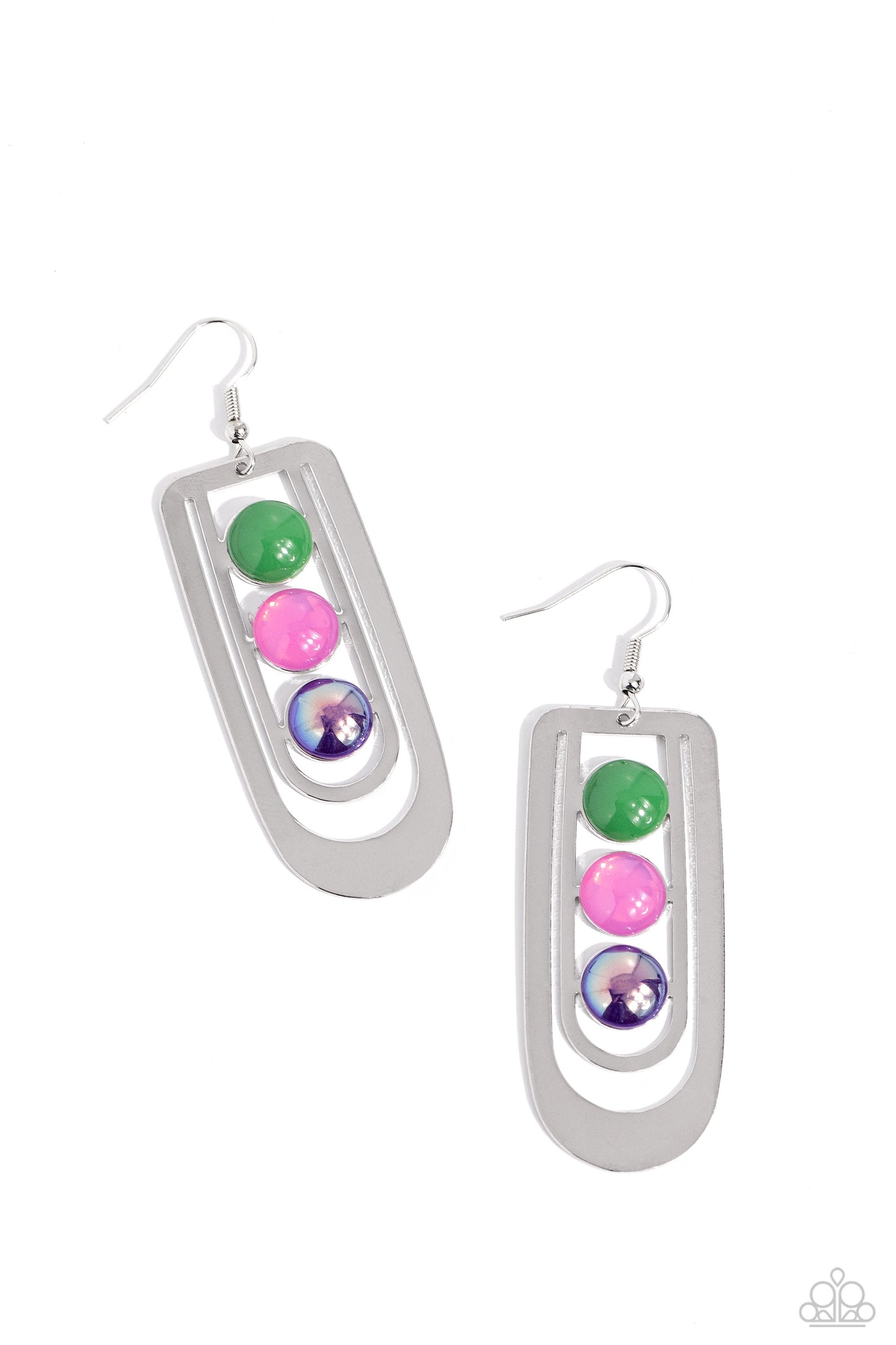 Paparazzi - Layered Lure - Multi Earrings