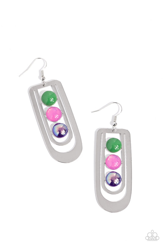 Paparazzi - Layered Lure - Multi Earrings