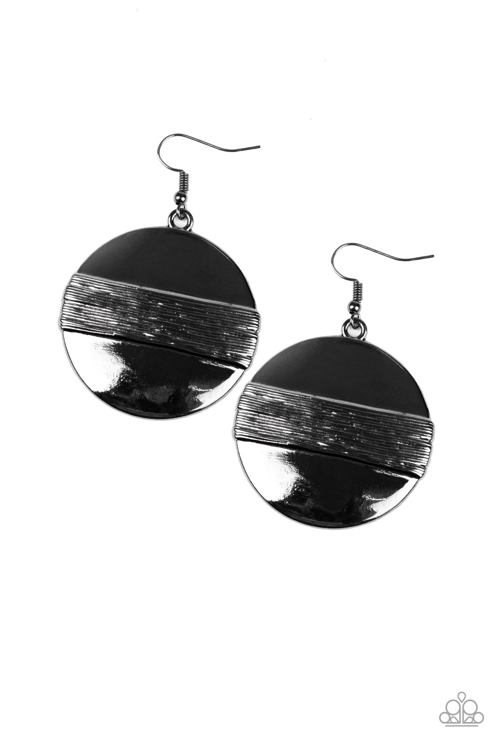 Paparazzi - Ultra Uptown - Black Earrings