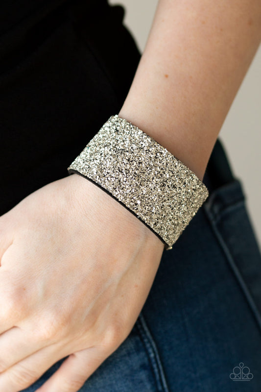 Paparazzi - The Halftime Show - Silver Urban Bracelet