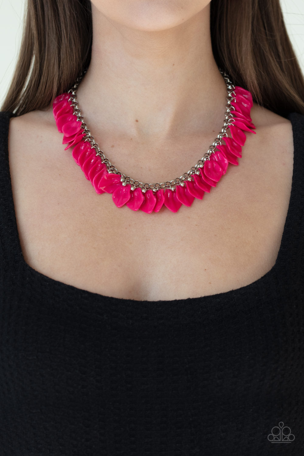 Paparazzi - Super Bloom - Pink Necklace