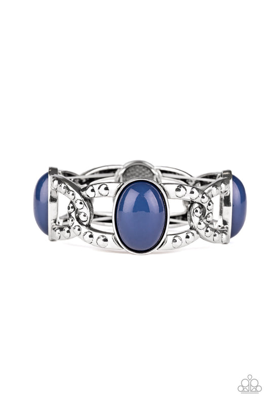 Paparazzi - Dreamy Gleam - Blue Bracelet