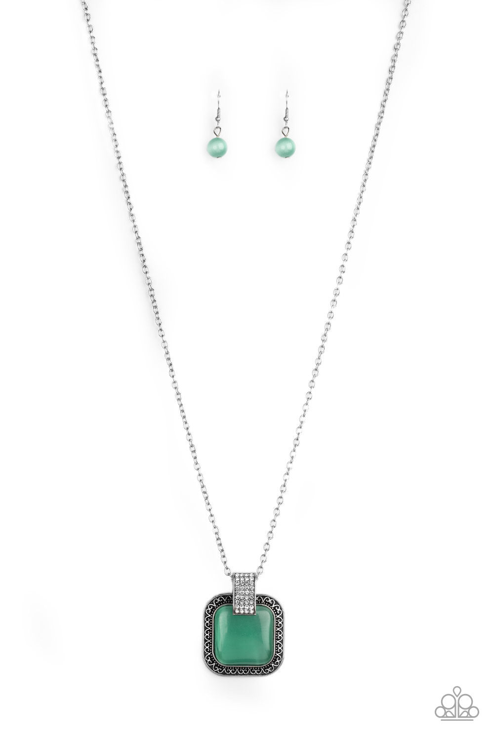 Paparazzi - Effervescent Elegance - Green Necklace