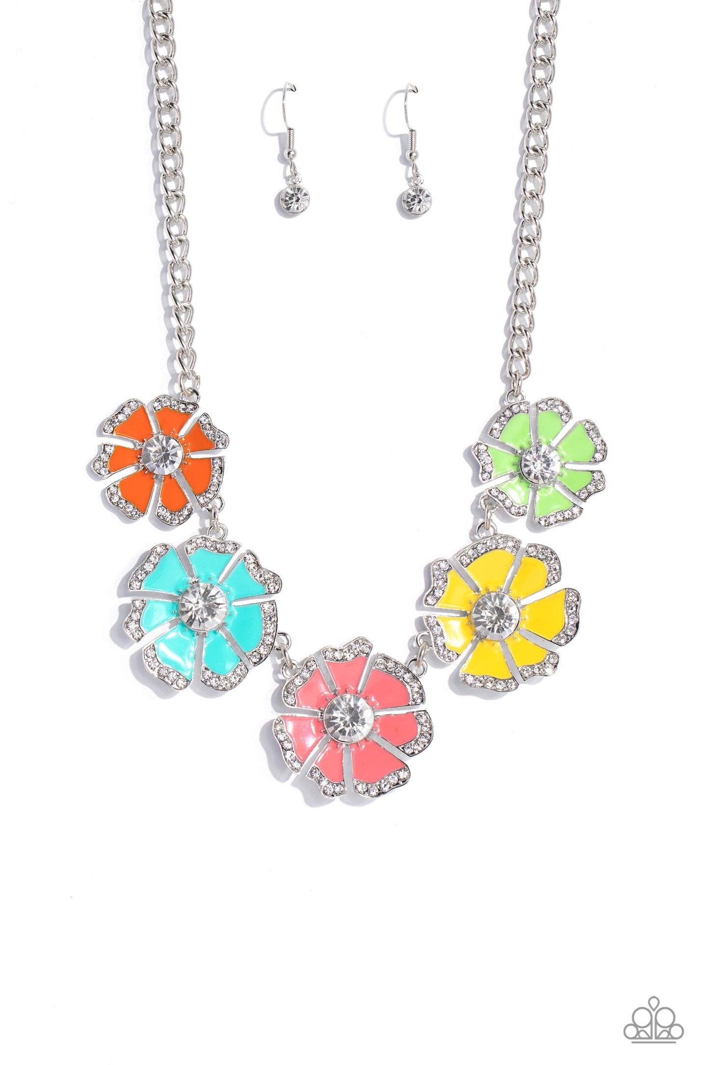 Paparazzi - Playful Posies - Multi Necklace