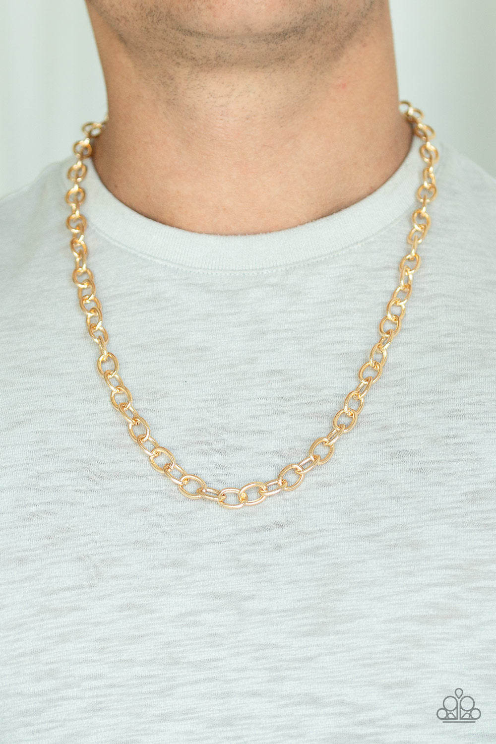 Paparazzi - Courtside Seats - Gold Necklace