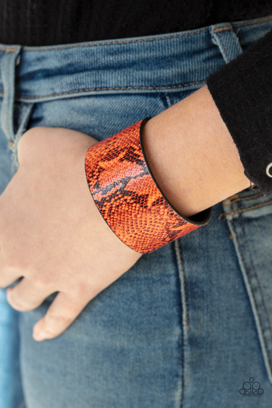 Paparazzi - Its a Jungle Out There - Orange Urban Bracelet