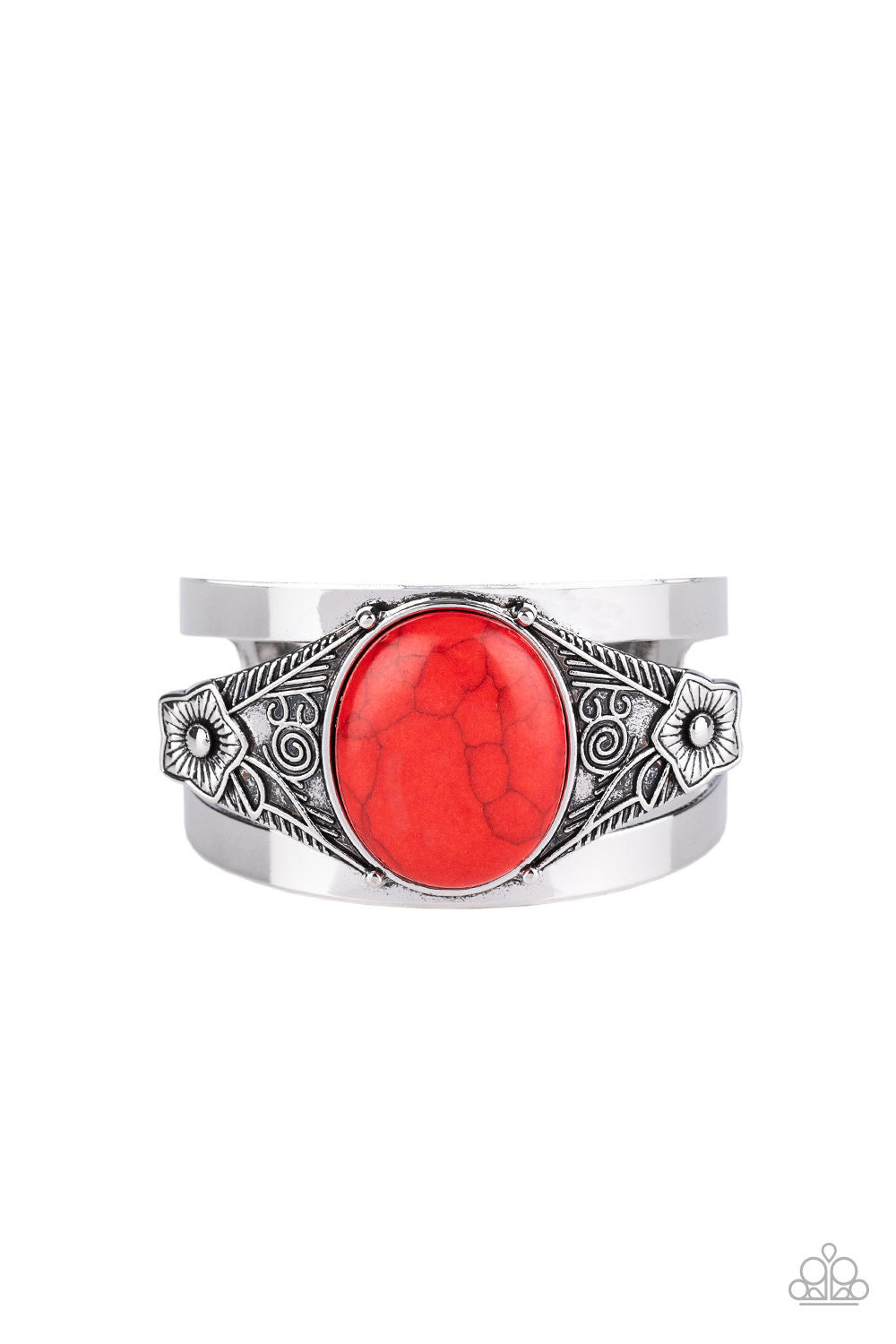 Paparazzi - Desert Nature - Red Bracelet