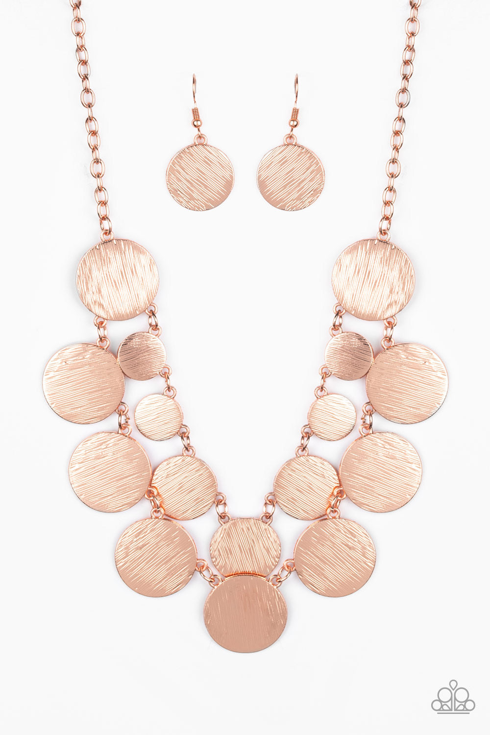 Paparazzi - Stop and Reflect - Copper Necklace