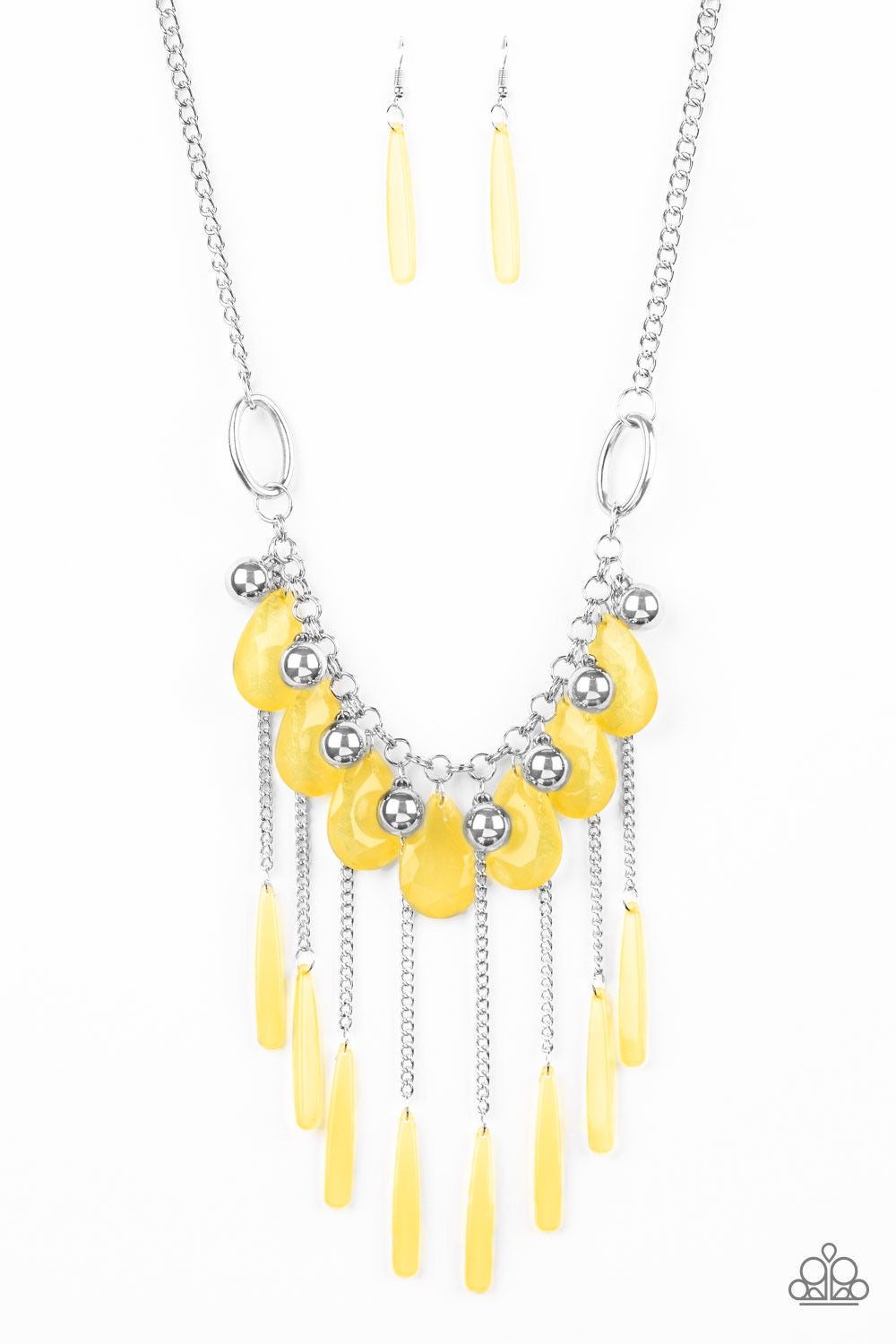 Paparazzi - Roaring Riviera - Yellow Necklace