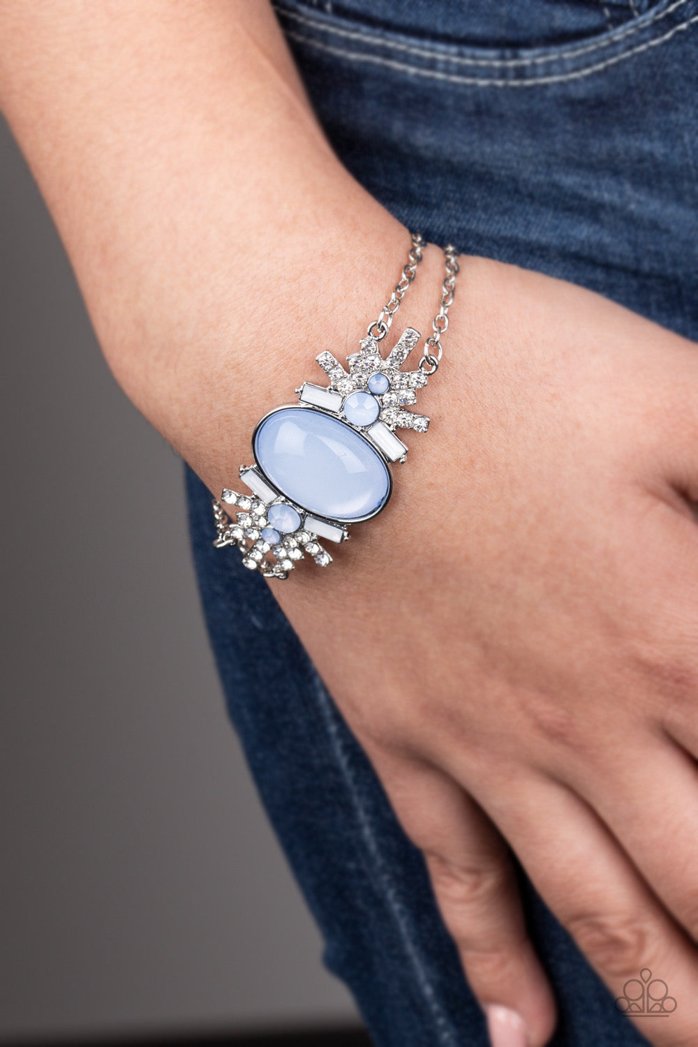 Paparazzi- Brilliantly Boho - Blue Bracelet