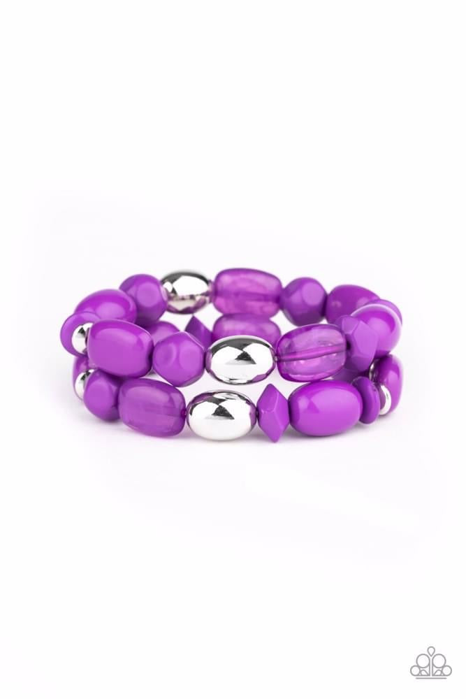 Paparazzi - FRUITY FLAVOR - PURPLE Bracelet