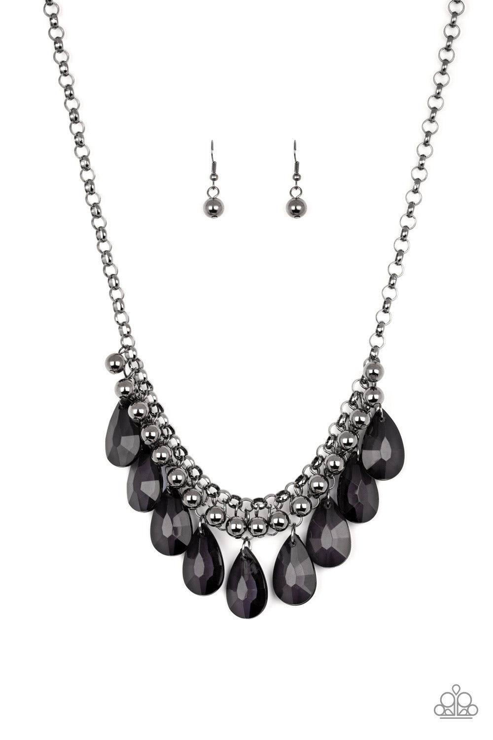 Paparazzi - Fashionista Flair - Black Necklace