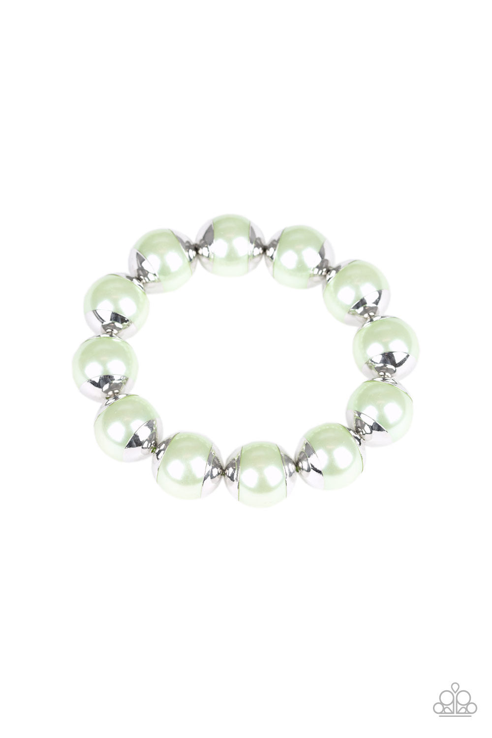 Paparazzi - One Woman Show-STOPPER - Green Bracelet