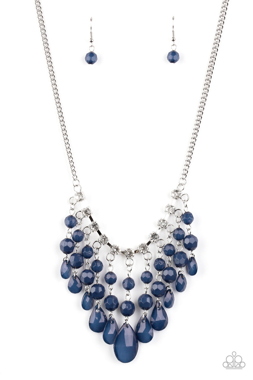 Paparazzi - Social Network - Blue Necklace