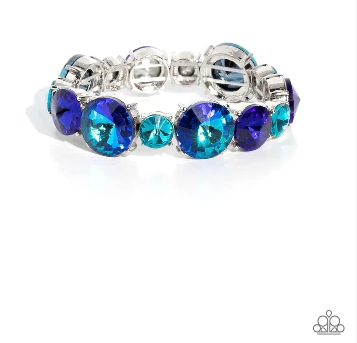 Paparazzi - Refreshing Radiance - Blue Bracelet