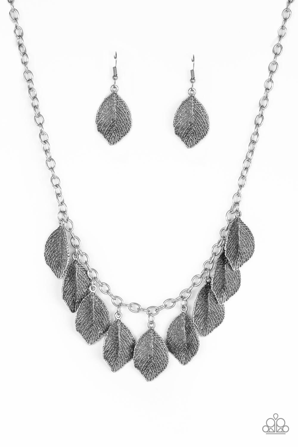 Paparazzi - A True Be-LEAF-er - Silver Necklace