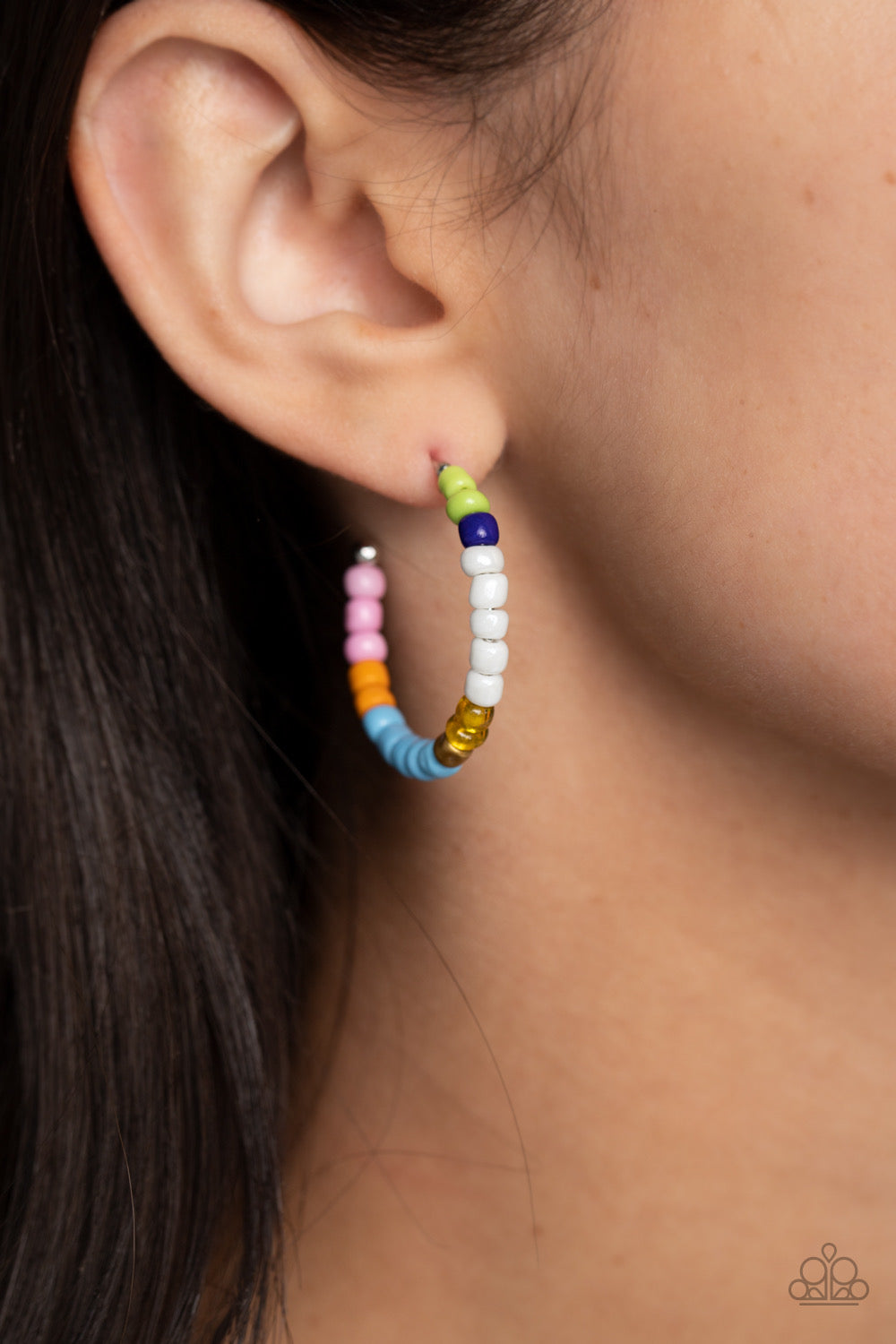 Paparazzi - Multicolored Mambo - Multi Hoop Earrings