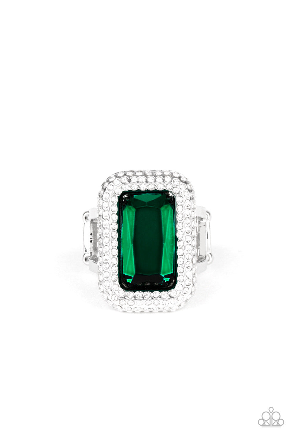 Paparazzi - A Grand STATEMENT-MAKER - Green Ring