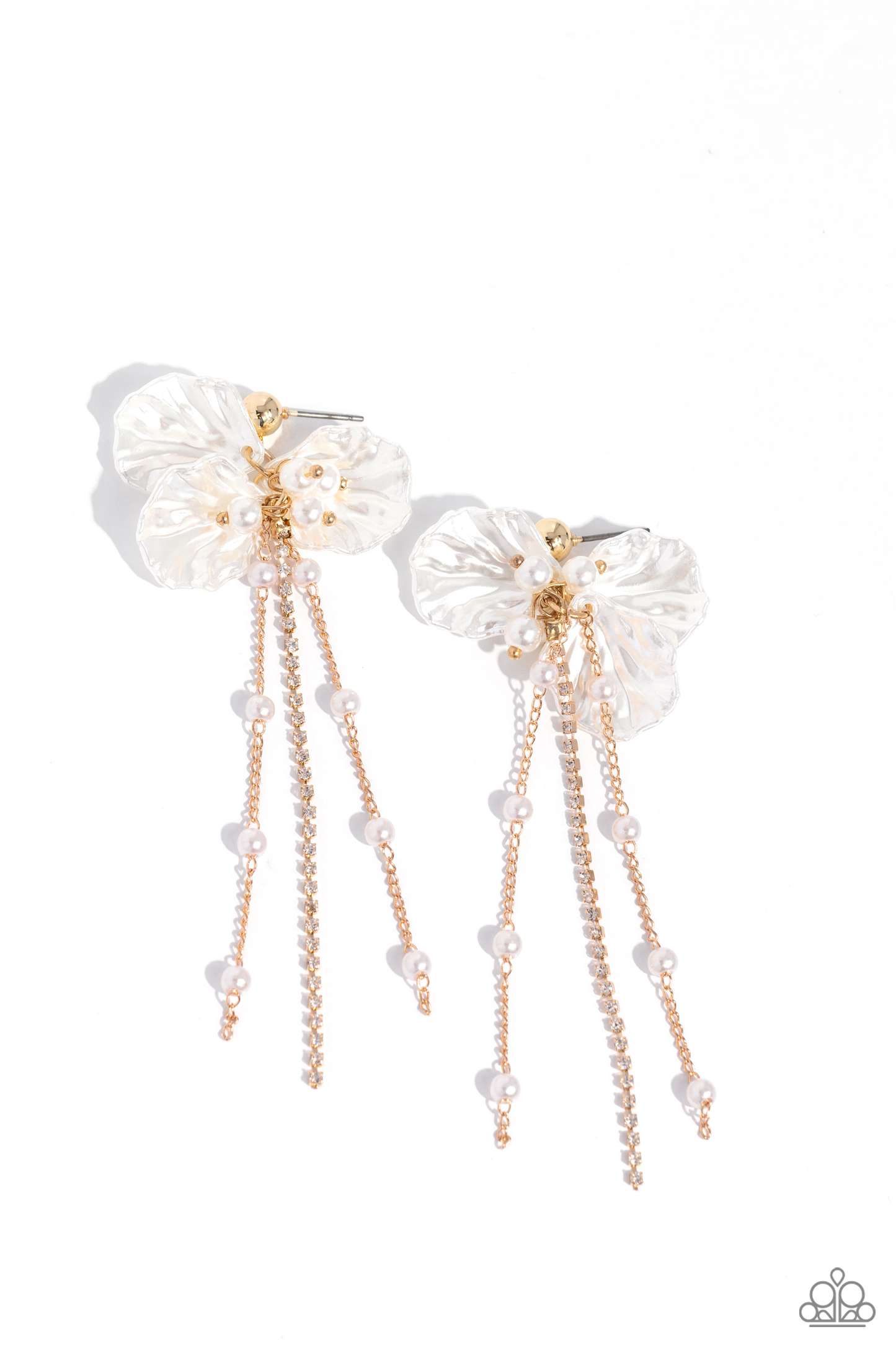 Graceful Gesture - Gold Earrings