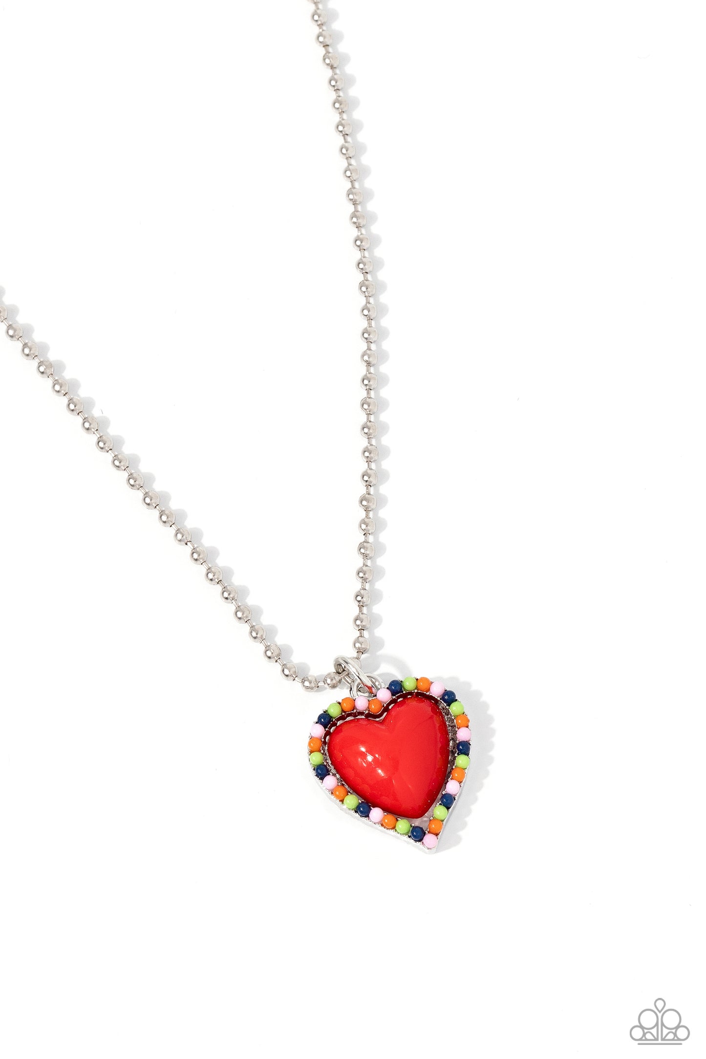 Paparazzi - Romantic Ragtime - Red Necklace