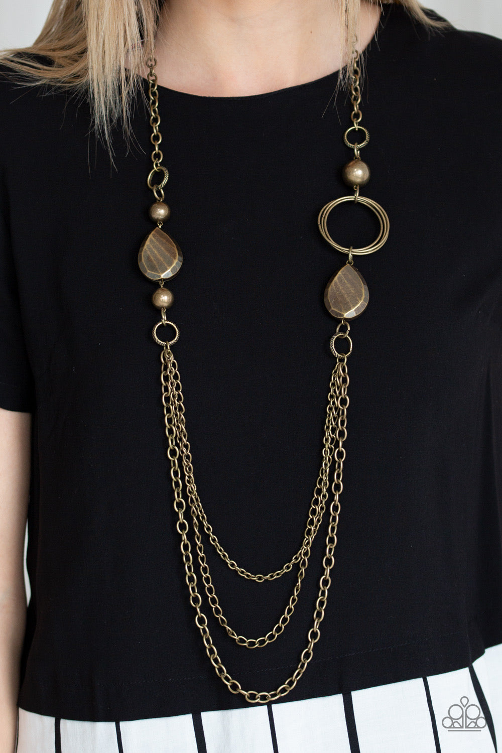 Paparazzi - Rebels Have More Fun - Brass Necklace