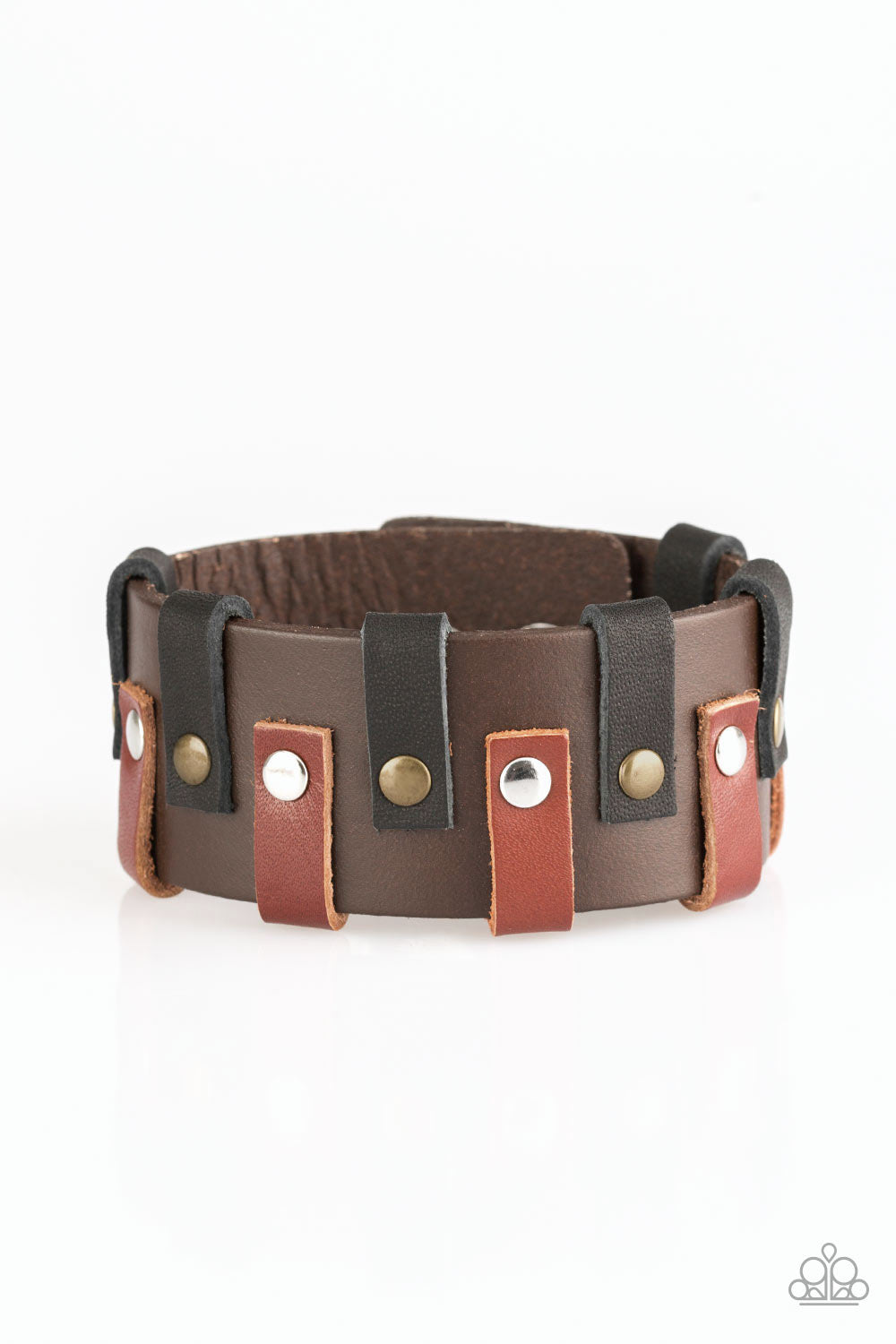 Paparazzi - Modern Musketeer - Brown Bracelet