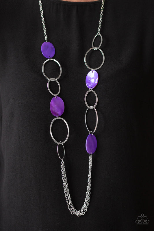 Paparazzi - Kaleidoscope Coasts - Purple Necklace