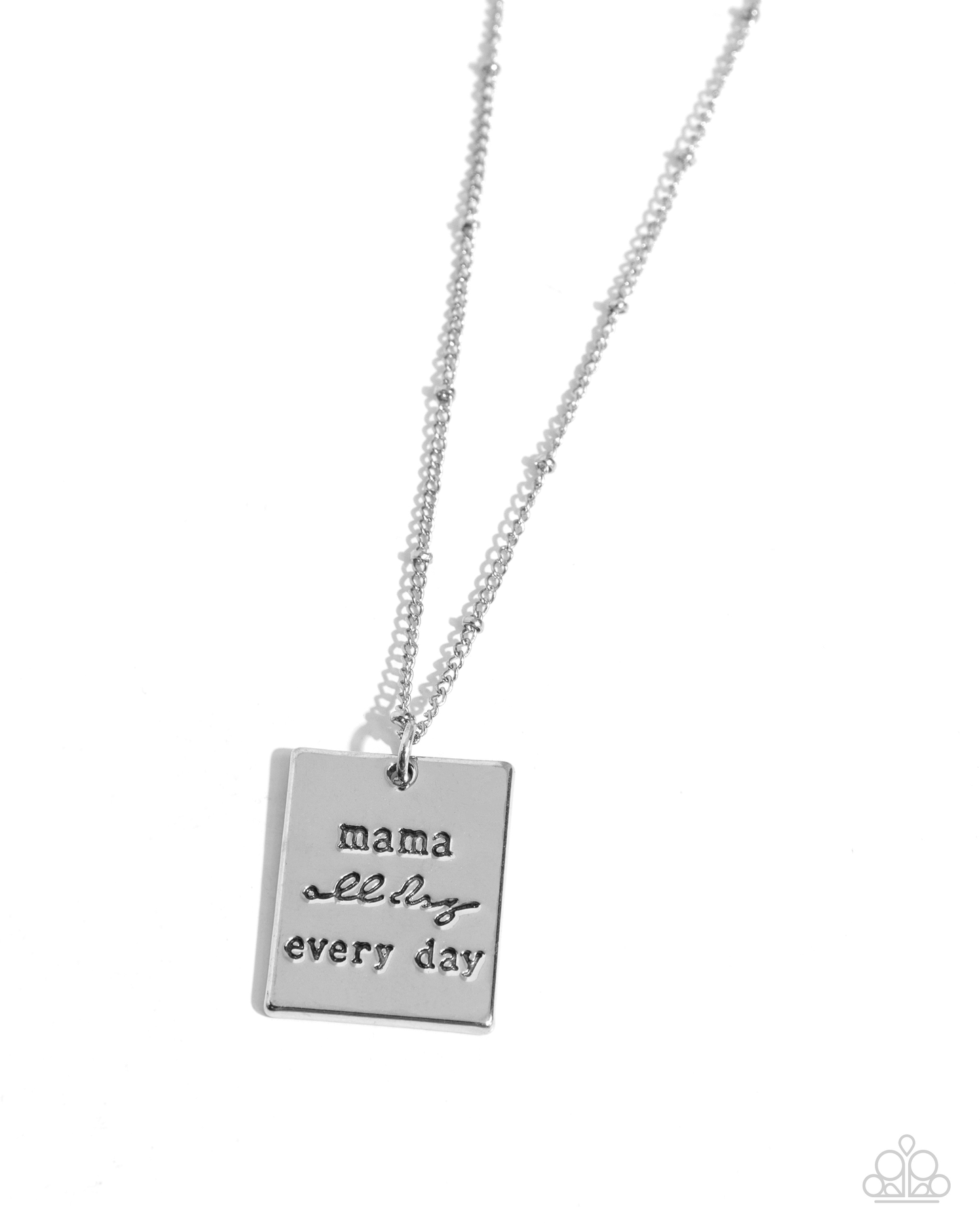 Paparazzi - Mama MVP - Silver Necklace