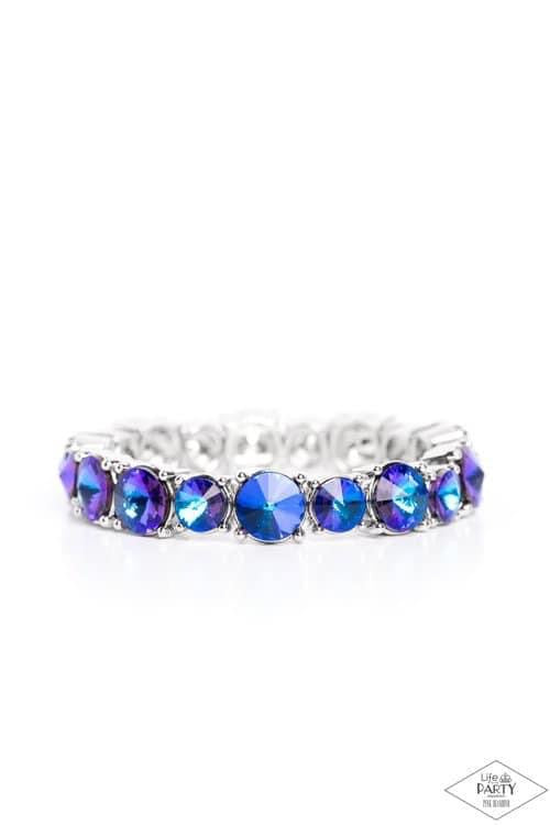 Paparazzi - Born To Bedazzle - Blue Bracelet