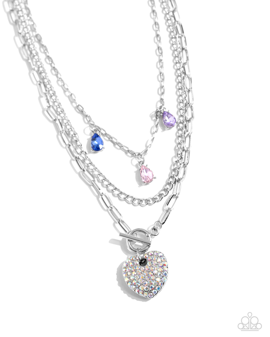 Paparazzi - HEART History Multi Necklace