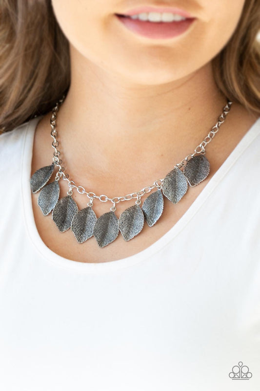 Paparazzi - A True Be-LEAF-er - Silver Necklace