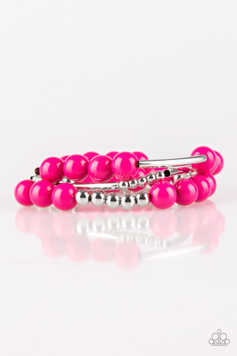 Paparazzi - New Adventures - Pink Bracelet